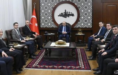 Sağlık Bakanlığı Başmüfettişi Şahin Savaş, Balıkesir Valisi İsmail Ustaoğlu’nu Ziyaret Etti