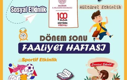 İvrindi’de Dönem Sonu Faaliyet Haftası Başladı