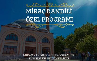 Miraç Kandili İçin Bandırma’da Özel Program Düzenleniyor