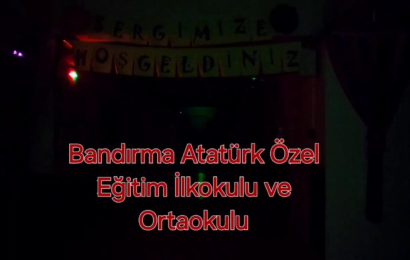 Atatürk Özel Eğitim İlkokulu ve Ortaokulu Öğrencileri Sergi Düzenledi