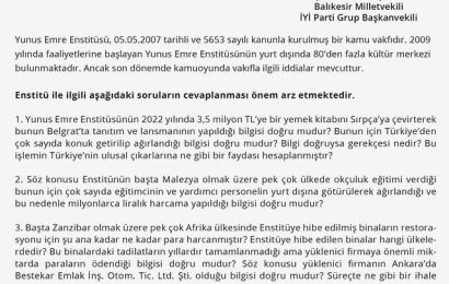 İyi Parti Milletvekili Turhan Çömez, Türkiye’nin Siyasi Düzenini Eleştirdi