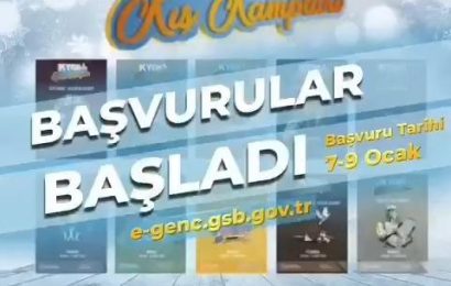 Başvurular Başladı: KYGM 9 Kış Kampları