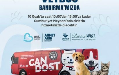Bandırma Belediyesi Hayvanseverleri Unutmadı