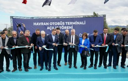 Havran’da Yeni Otobüs Terminali ve Kafe Açılışı