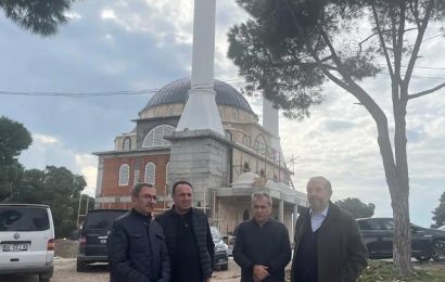 İbrahimce Camii ve Kuran Kursu İnşaatında İnceleme