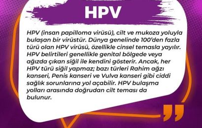 HPV, Cinsel Yolla Bulaşan Bir Virüs