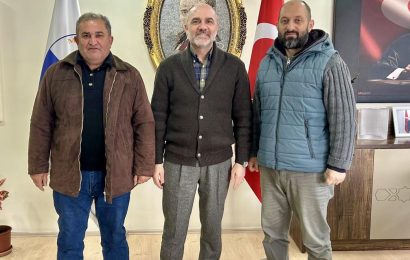 Çınarlı Mahalle Muhtarı Belediye Başkanını Ziyaret Etti