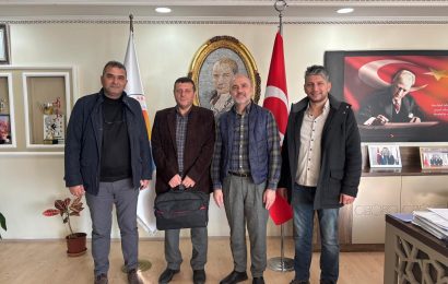 Başaran Makine Sahibi Hasan Kondu, Belediye Başkanı Aydın Dinçer’i Ziyaret Etti