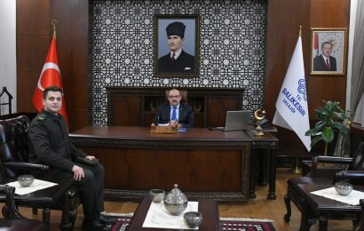 Karesi Askerlik Şubesi’nden Balıkesir Valisi’ne Ziyaret