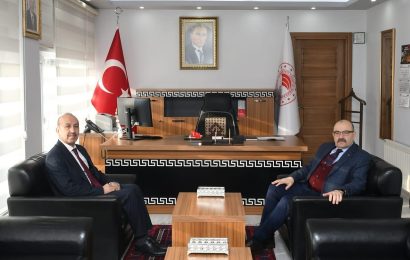 Vali Ustaoğlu’ndan İl Tarım Müdürü Dr. Hüseyin Düzgün’e Ziyaret