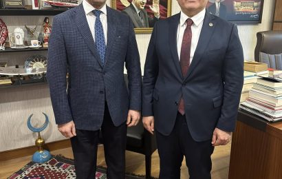HAYKOOP Başkanı Faruk Özen Gazi Meclisi Ziyaret Etti