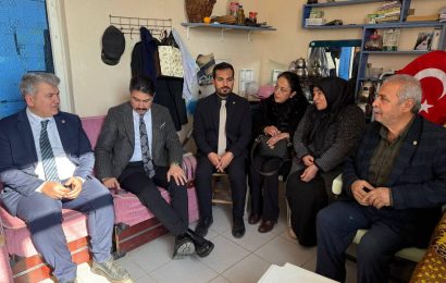 Depremde Evlatlarını Kaybeden Aileye Taziye Ziyareti