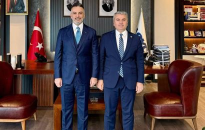 Mustafa Canbey’in ASKON Başkanı Orhan Aydın ile İstişare Görüşmesi