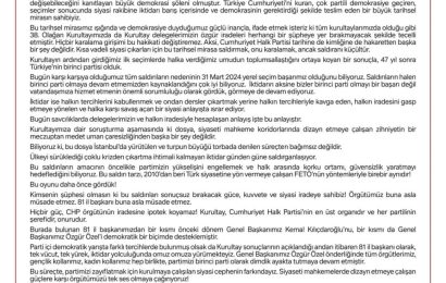 CHP İl Başkanları: Örgütümüzün İradesi Üzerinde Kimse İpotek Koyamaz
