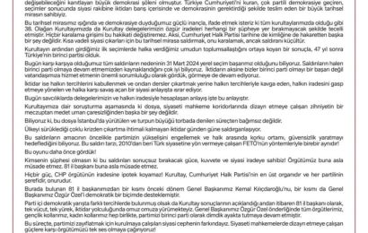 CHP İl Başkanları: Tek Vücut, Tek Ses Olarak Dimdik Ayaktayız