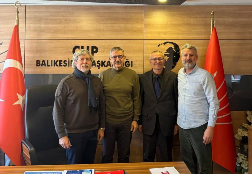Balıkesir Tabip Odası Başkanı ve Yönetiminden CHP Balıkesir İl Başkanlığına Ziyaret