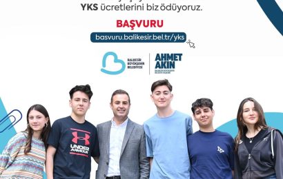 Balıkesir Büyükşehir Belediyesi’nden Eğitim Destekleri Yükseliyor: YKS Ücretleri Belediyeden