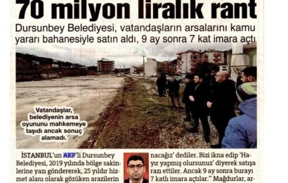 Yerel Halk Rant ve Çevre Tehditlerine Karşı Ayakta