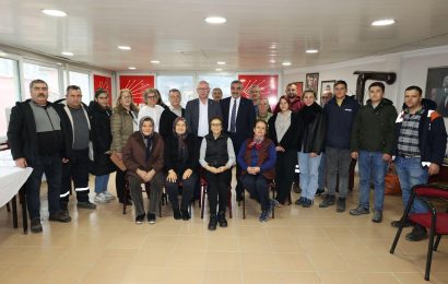 CHP Balya İlçe Başkanlığı Ziyaretinde Gelişim ve Projeler Konuşuldu