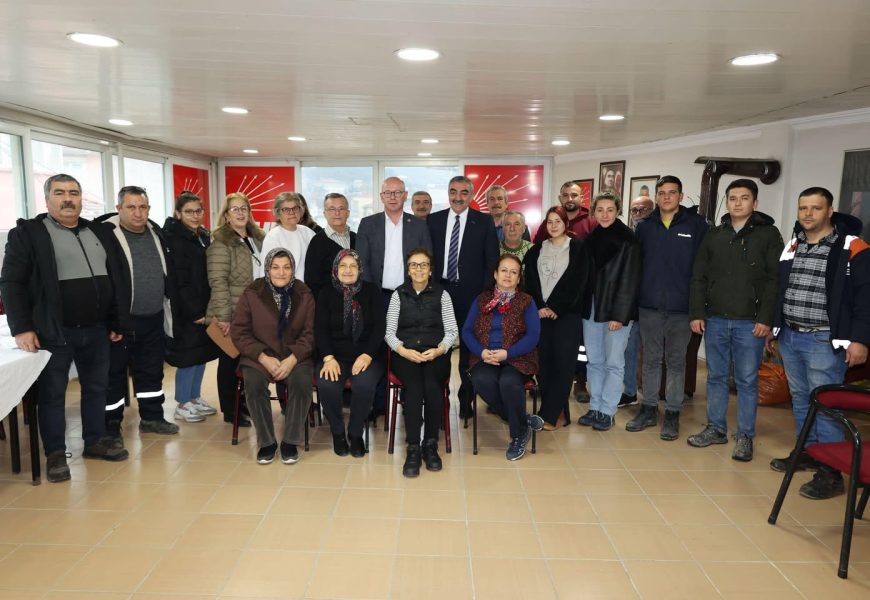 CHP Balya İlçe Başkanlığı Ziyaretinde Gelişim ve Projeler Konuşuldu