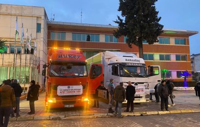 Gönen Halkının Dayanışması: 6 Şubat Depremi Unutulmadı