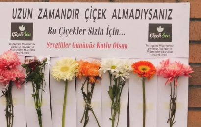 Gönen’de Çiçek Hediye Etkinliği: Yalnızlara Moral Oldu