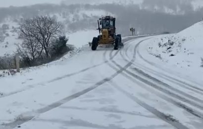 Gönen’de Karla Mücadele Başarıyla Tamamlandı