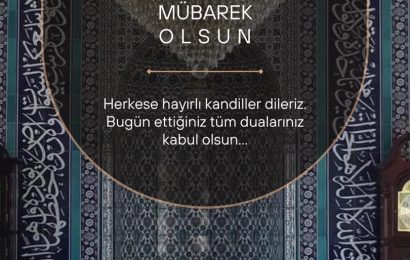 Berat Kandili: Dualar Huzura Kapı Açıyor