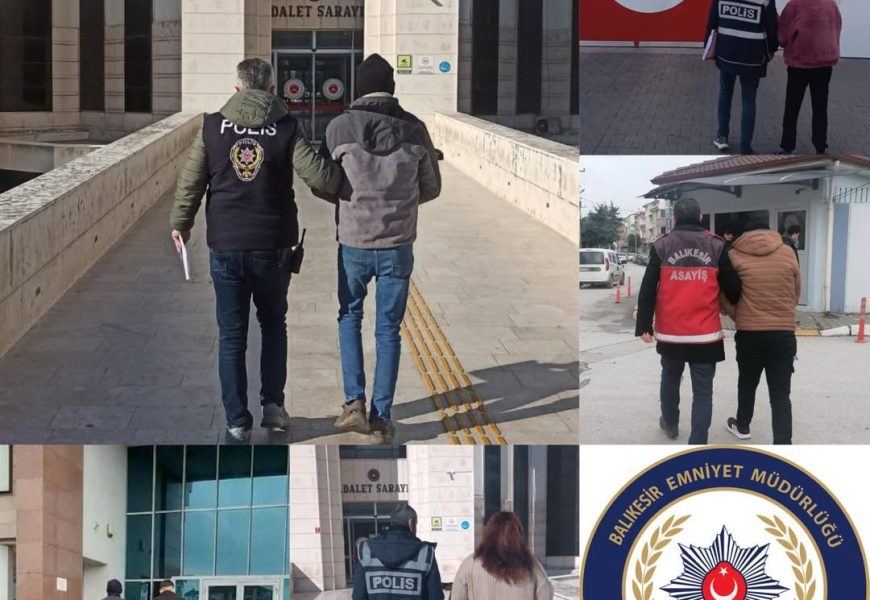 Balıkesir’de Huzur Operasyonu: 61 Aranan Şahıs Yakalandı