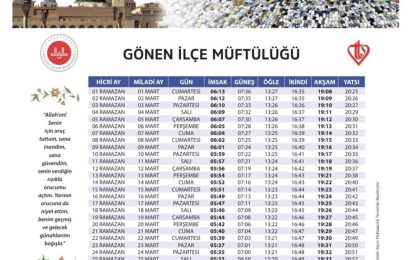 Gönen’de Ramazan Ayı Hazırlıkları Başladı