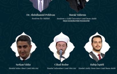 Bandırma’da Unutulmaz Kur’an Ziyafeti ve Meşk-i Muhabbet Etkinliği