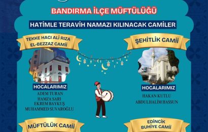 Ramazan Ayının Son İki Gününde Hatimle Teravih Namazı