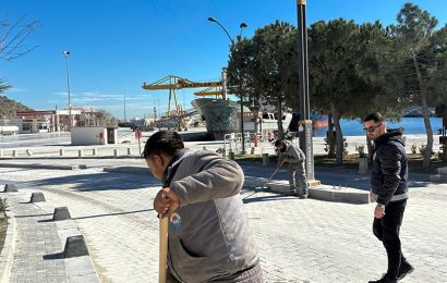 Marmara Adalar Belediyesi’nden Çevre Temizliği Çalışmaları