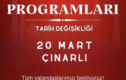 Marmara Adalar Belediyesi İftar Programında Güncelleme