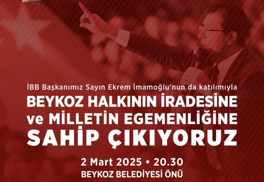İstanbullular, Demokrasi ve Egemenlik İçin Beykoz’da Buluşuyor