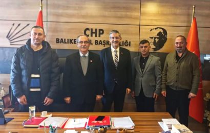 CHP Havran İlçe Teşkilatı, İl Başkanlığı’nı Ziyaret Etti