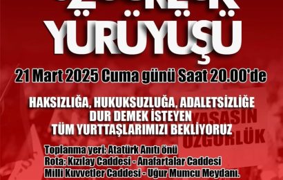 CHP Balıkesir’de “Özgürlük Yürüyüşü” Düzenleyecek