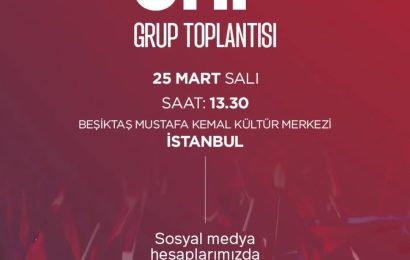 CHP Lideri Özgür Özel Yarın İstanbul’da Grup Toplantısı Yapacak