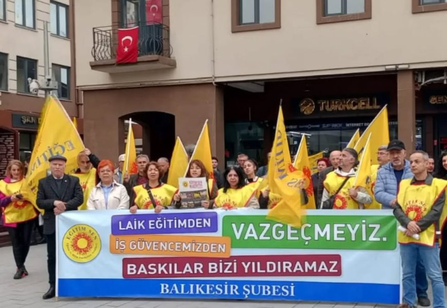 Balıkesir’de Eğitim Emekçilerinden “İrade Gaspı” Açıklaması