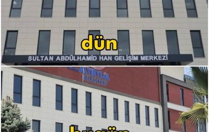 Tarihi Binadaki Tabelanın Sökülmesi Tartışma Yarattı