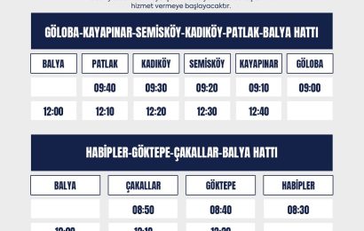 Balıkesir’de Kırsal Mahalleler İçin Balya Pazarı Ring Hizmeti Başlatıldı