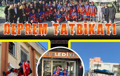 Erdek Belediyesi’nde Deprem Tatbikatı Gerçeği Aratmadı