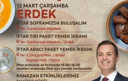 Balıkesir Büyükşehir Belediyesi’nden Ramazan Etkinlikleri: İlçe İlçe Bereket Paylaşımı