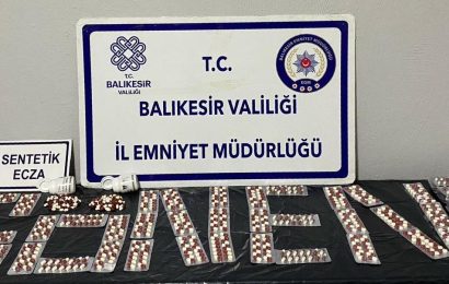 Gönen’de Uyuşturucu Operasyonu: 994 Adet Sentetik Ecza Ele Geçirildi