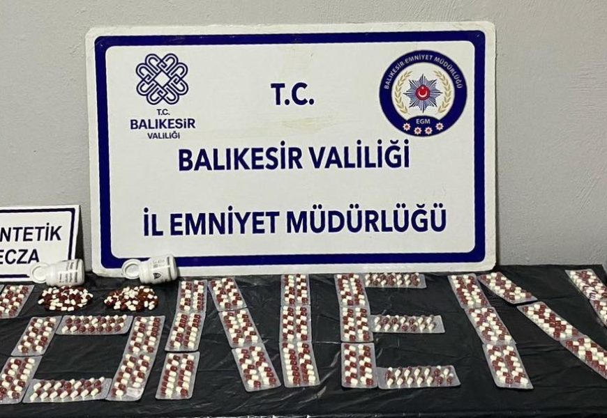 Gönen’de Uyuşturucu Operasyonu: 994 Adet Sentetik Ecza Ele Geçirildi