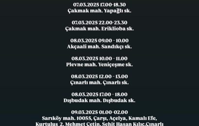 Gönen’de Planlı Elektrik Kesintisi Uygulanacak