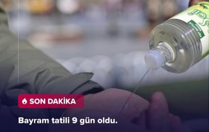 Bayram Tatili Uzatıldı: 9 Gün Sürecek