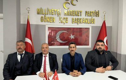 Gönen’de Üç Partiden Bayramlaşma Buluşması