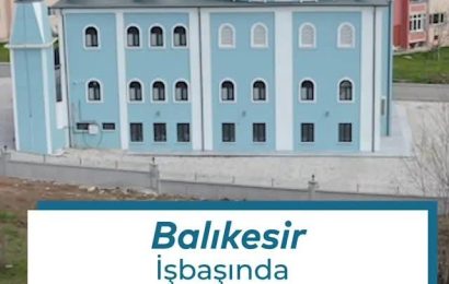 Balıkesir’de Toki Camii Çevre Koruma Duvarı Tamamlandı