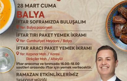 Balıkesir’de Ramazan Coşkusu: 400 Bin Kişiye İftar